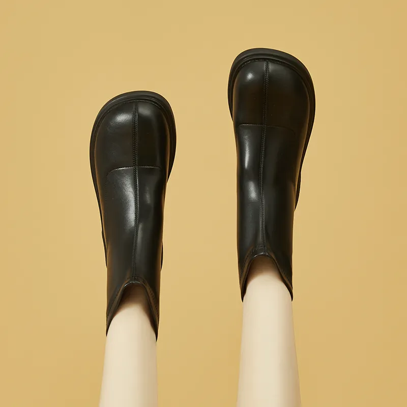 DAPHNE Ankle Boots Women's Black/White-3