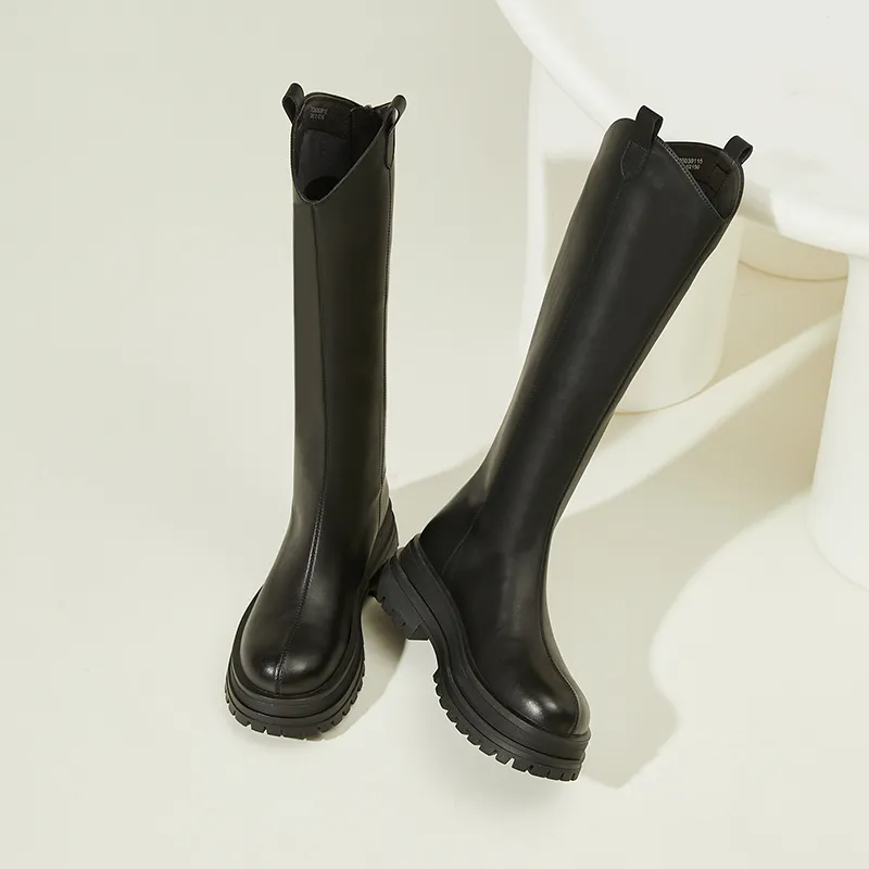 DAPHNE Thermal Knee High Boots 5.5cm Women's-5