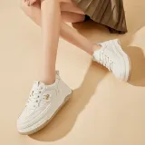 ST&SAT Anti-Slip Wear-Resistant Low-Top Skateboard Shoes Women's