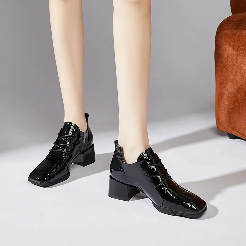 ST&SAT Chunky Heel High Heels 5cm Women's-3