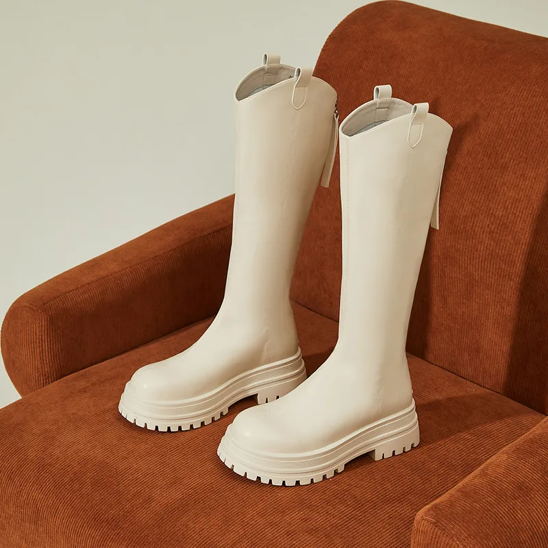 DAPHNE Thermal Knee High Boots 5.5cm Women's-11