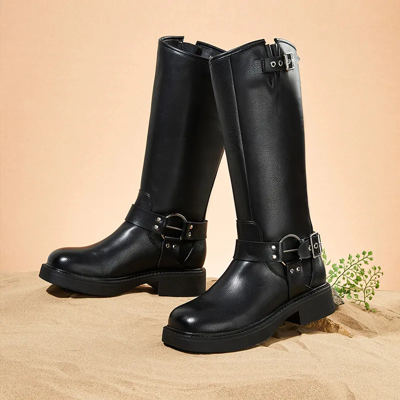 DAPHNE Knee high Boots 3.5cm Women's-11