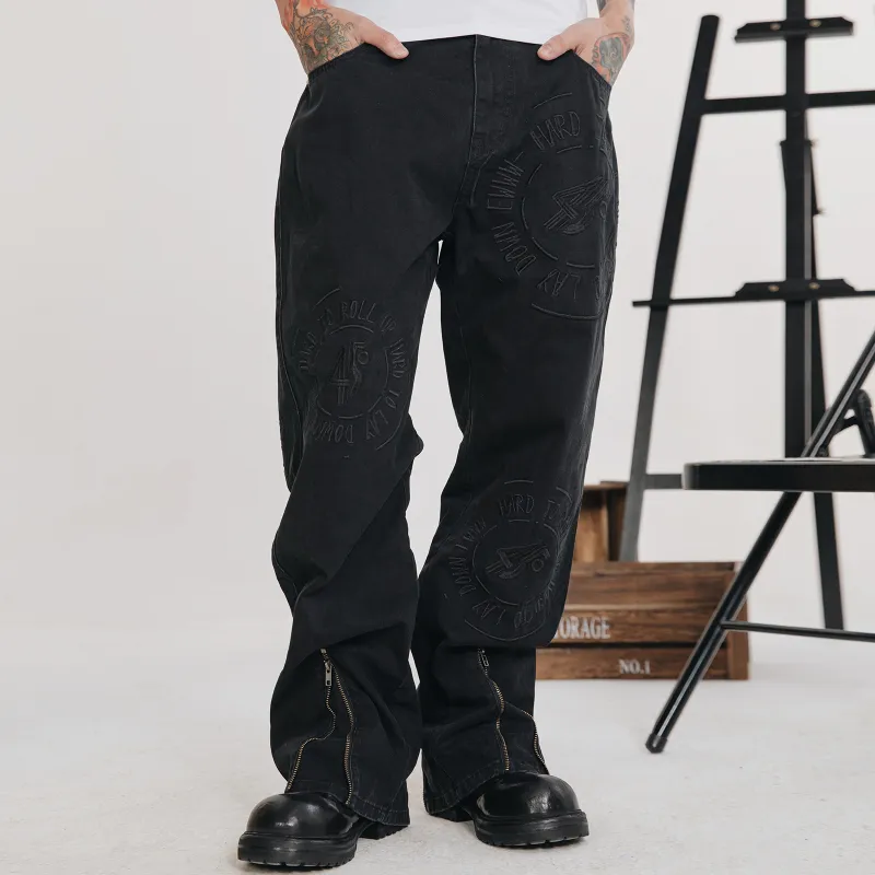 S45 Jeans Unisex Black-2