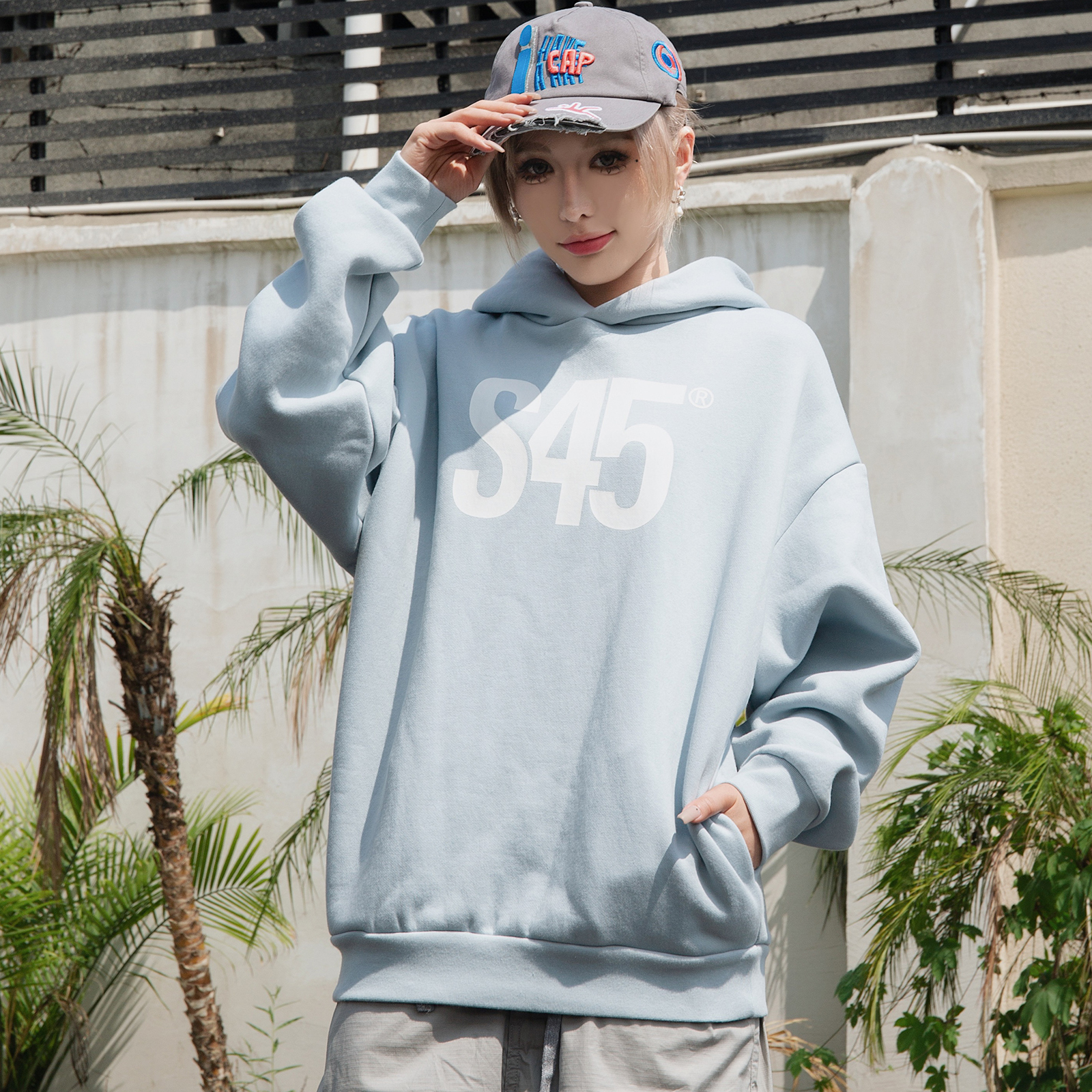 S45 Sweatshirt Fall and Winter Unisex - POIZON
