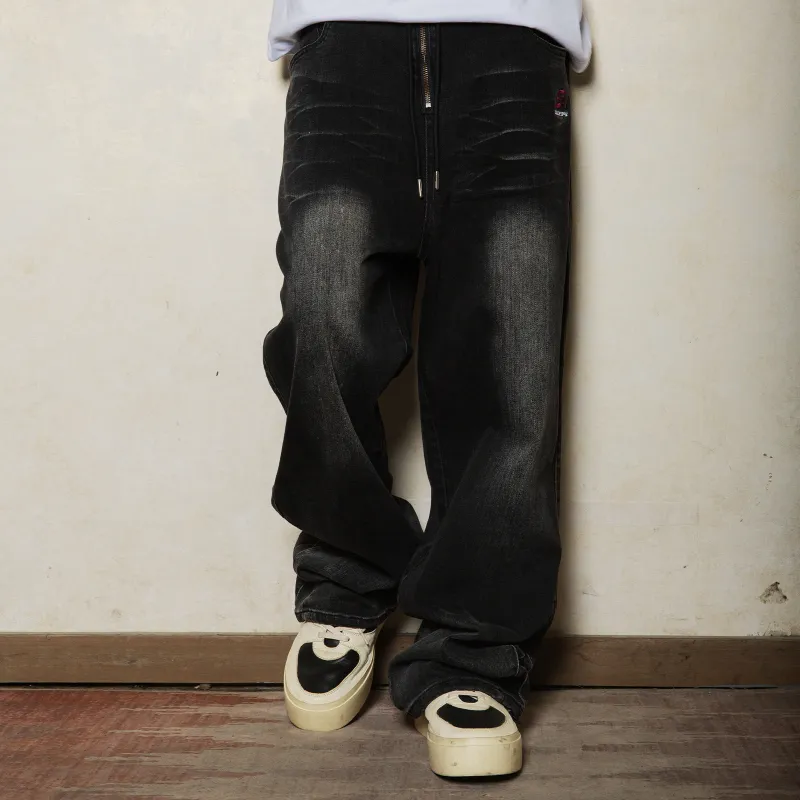 S45 Jeans Fall And Winter Men's Black-3