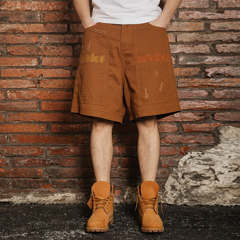 S45 Cargo Shorts Men Coffee-3