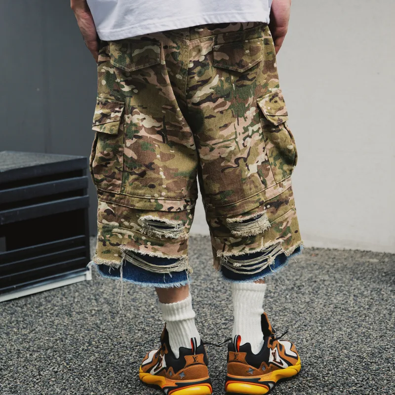 S45 Cargo Shorts Men Camouflage-3