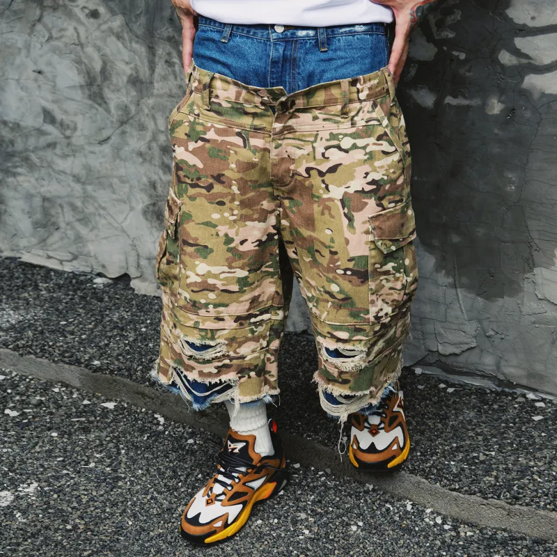 S45 Cargo Shorts Men Camouflage-4