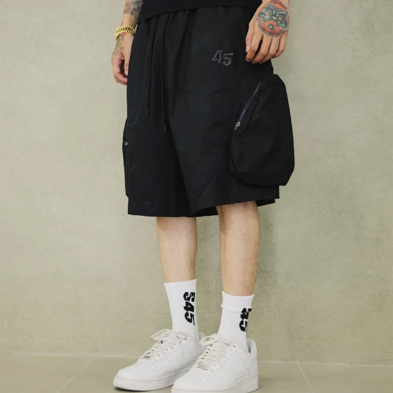 S45 Cargo Shorts Men Black-3