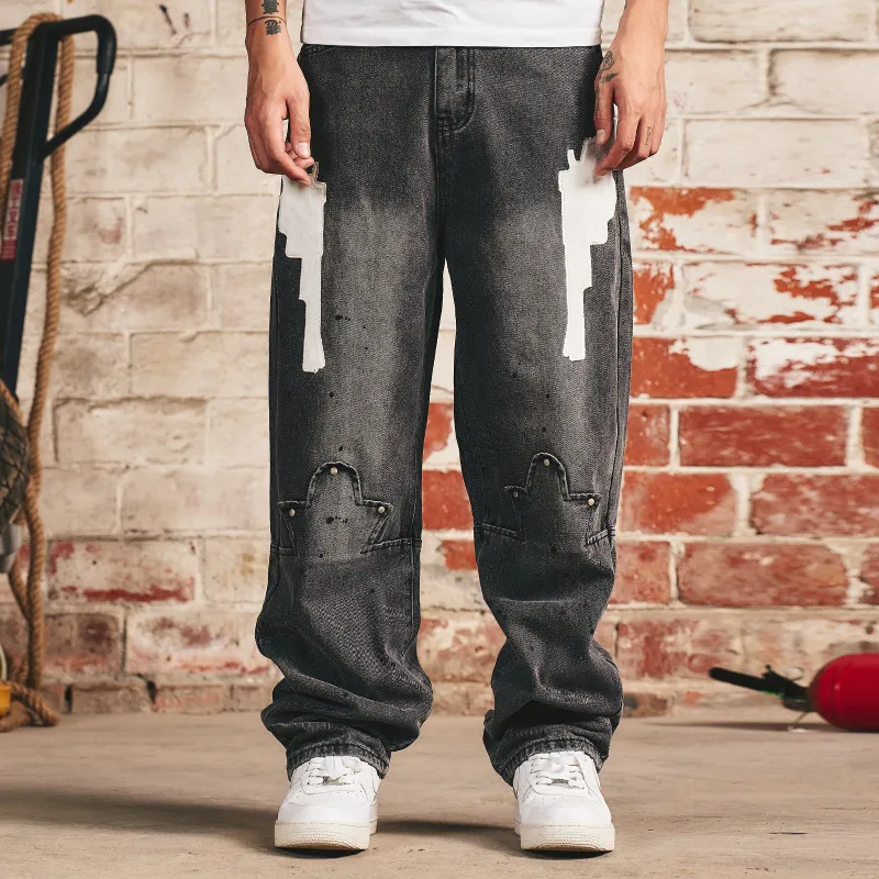 S45 Jeans Unisex Black-3