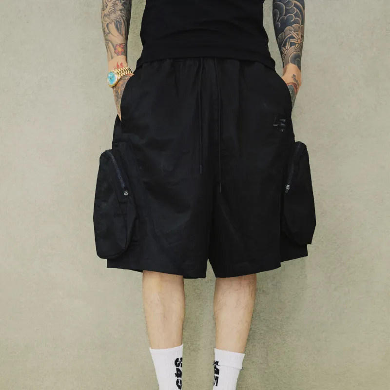 S45 Cargo Shorts Men Black-2