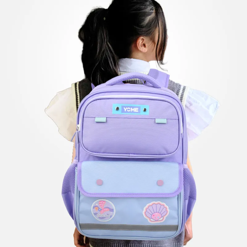 YOME Polyester Student Bag Unisex Multicolor-23
