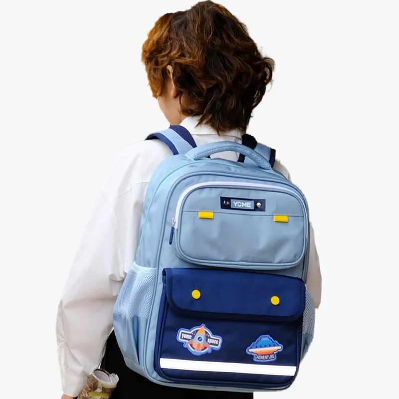 YOME Polyester Student Bag Unisex Multicolor-17