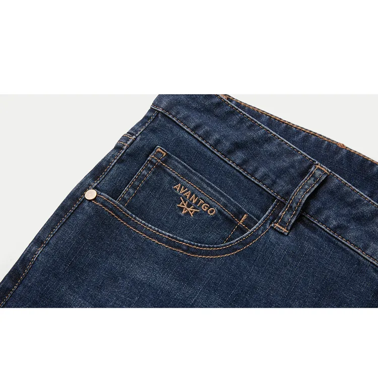HLA Jeans Men's Blue Gray Denim Gradient-2