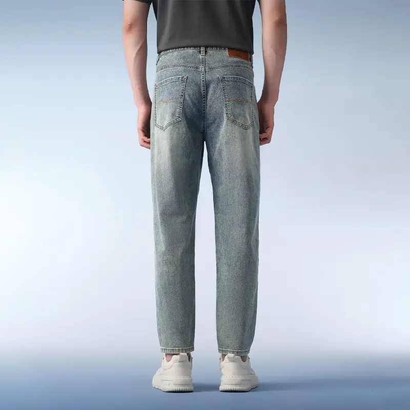 HLA Jeans Men's Blue Gray Denim Gradient-3