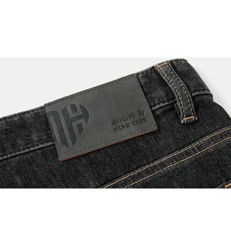 HLA The Heart Is The Series Jeans Men's Black Bull Transition Color-4