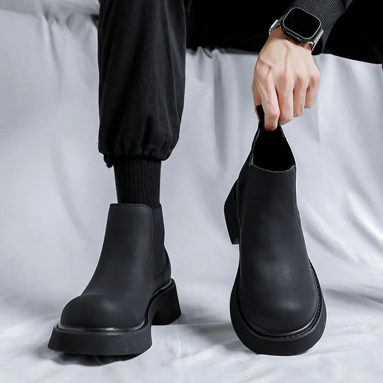 YEDANI Short Chelsea Boots Men's-15