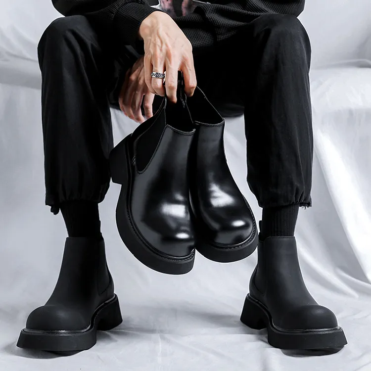 YEDANI Short Chelsea Boots Men's-13