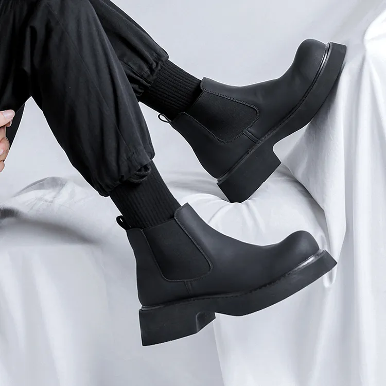 YEDANI Short Chelsea Boots Men's-12