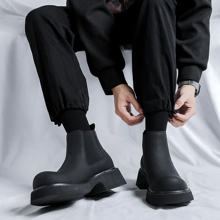 YEDANI Short Chelsea Boots Men's-14