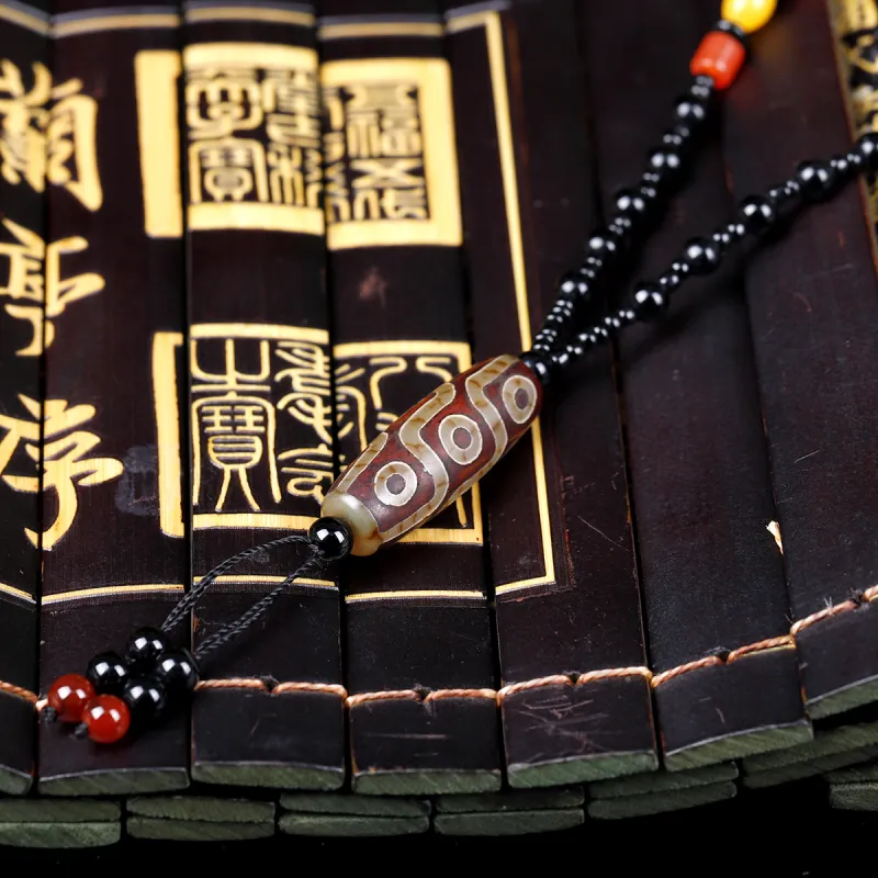 Yi Zhen Ge Agate Jade Necklaces Unisex-4