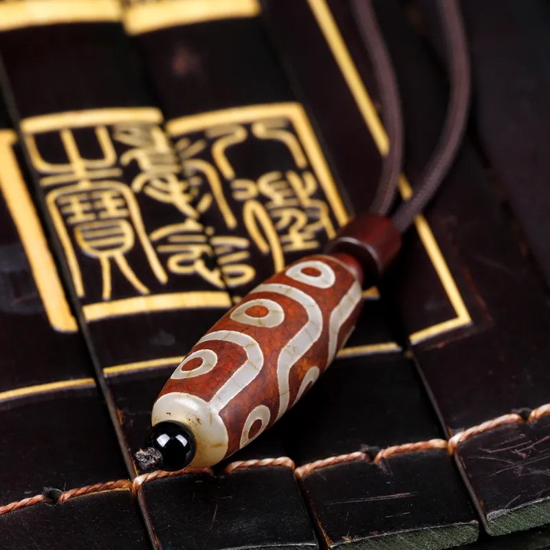 Yi Zhen Ge Agate Jade Necklaces Unisex-4