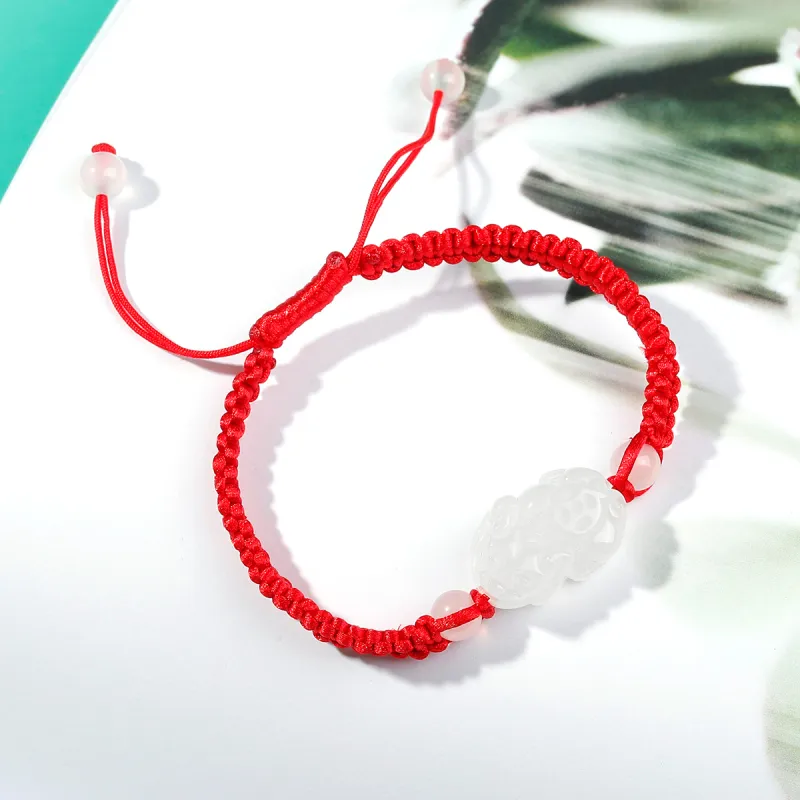 Yi Zhen Ge Chalcedony Jade Bracelets Unisex Chalcedony-2