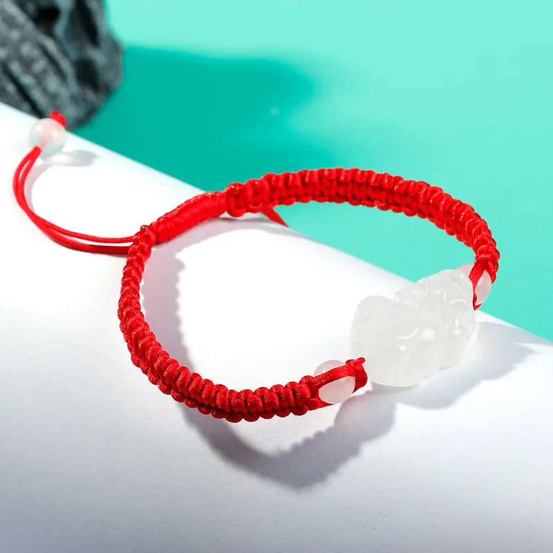 Yi Zhen Ge Chalcedony Jade Bracelets Unisex Chalcedony-3
