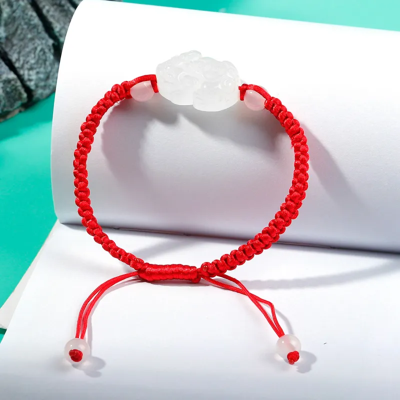 Yi Zhen Ge Chalcedony Jade Bracelets Unisex Chalcedony-1