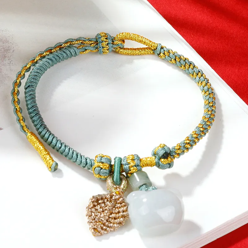 Yi Zhen Ge Glutinous Jade Jadeite Bracelets Unisex-7