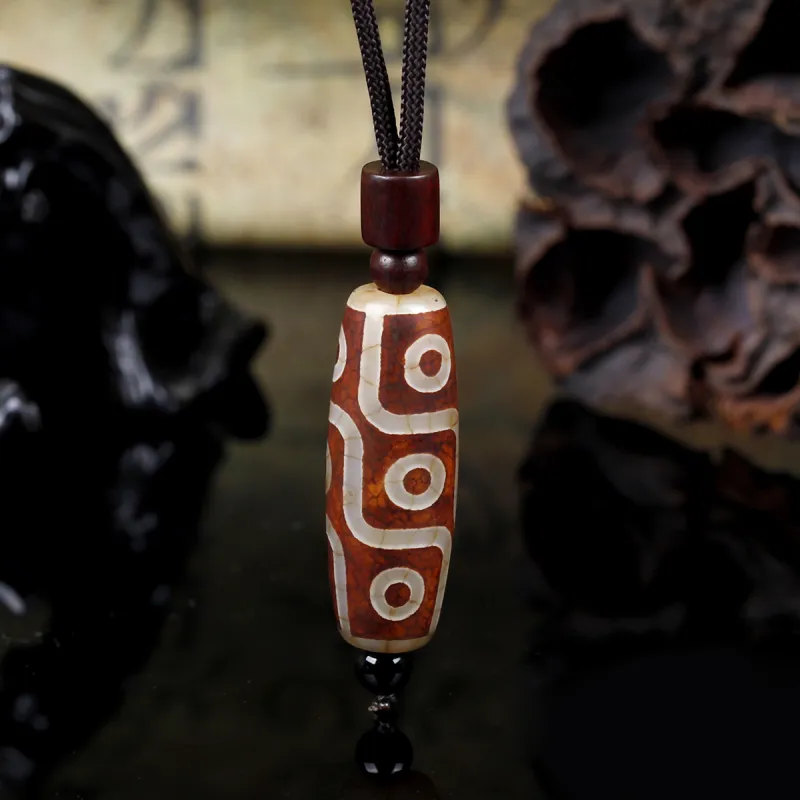 Yi Zhen Ge Agate Jade Necklaces Unisex-3