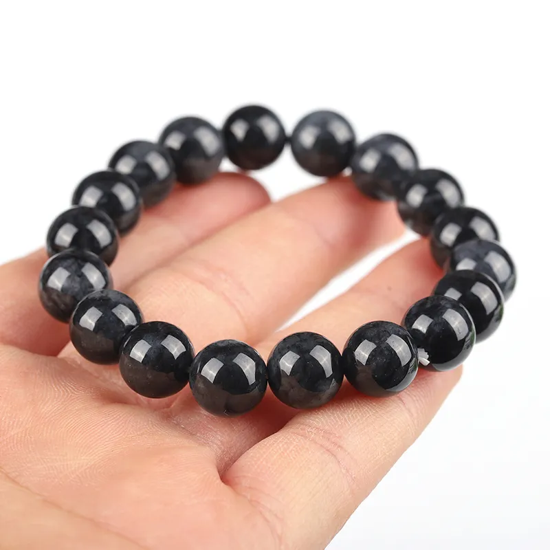 Yi Zhen Ge Bean Type Jadeite Bracelets Unisex-8