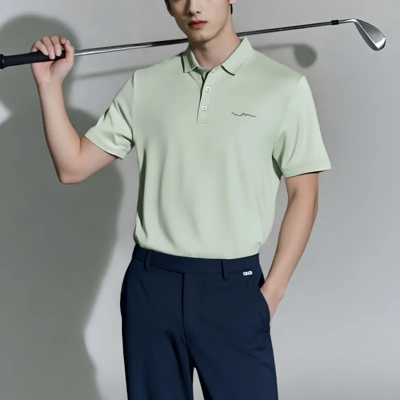 HLA The Mountain Is Not In The High Series Polo Shirt Unisex-16