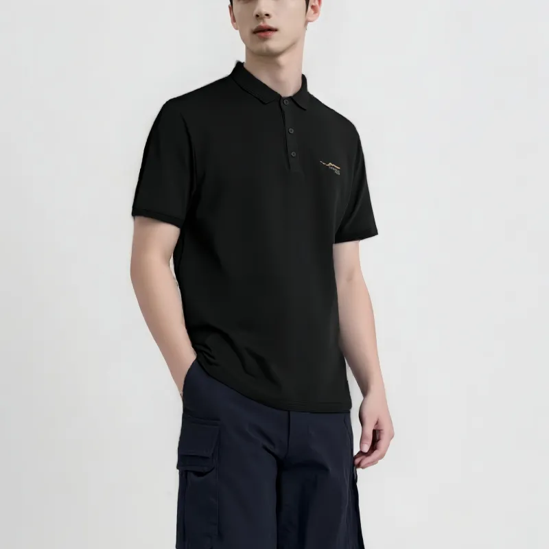 HLA The Mountain Is Not In The High Series Polo Shirt Unisex-6