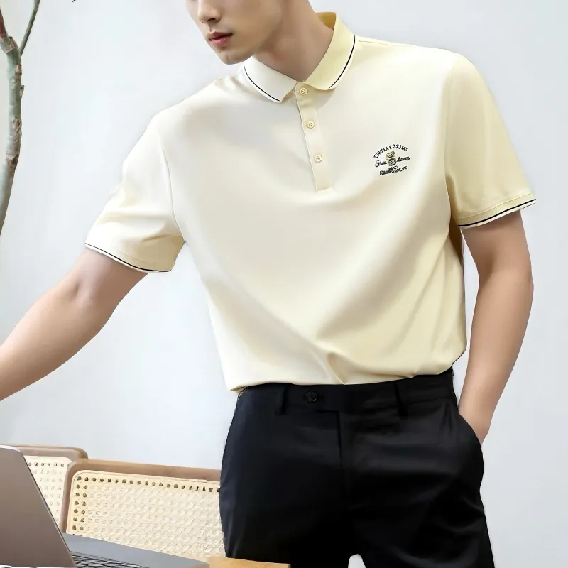 HLA Chinese Dragon Series Polo Shirt Men's-26