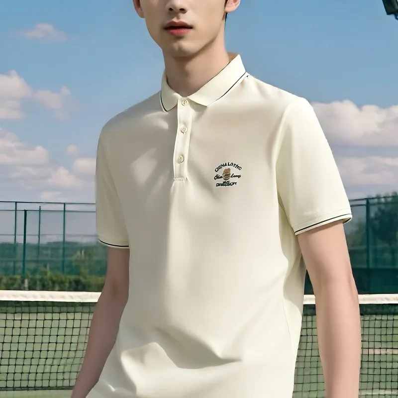 HLA Chinese Dragon Series Polo Shirt Men's-9