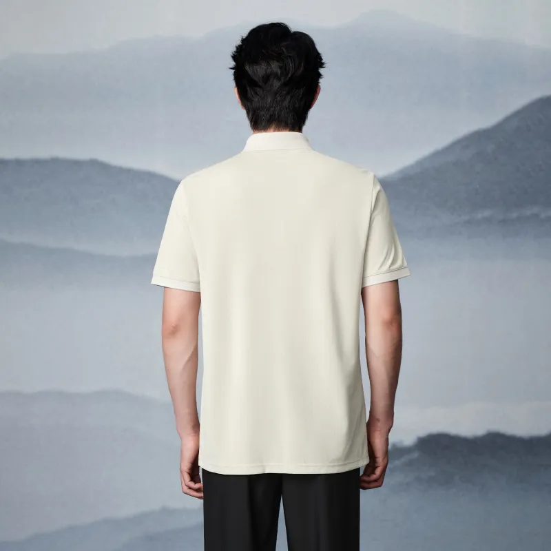 HLA Short Sleeved Polo Shirt Men's-12
