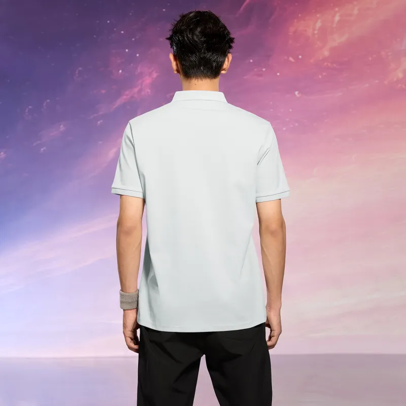 HLA x SANTI,LIANMINGKUAN Short Sleeved Polo Shirt Men's-12