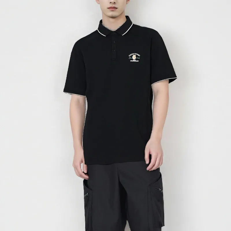HLA Chinese Dragon Series Polo Shirt Men's-14
