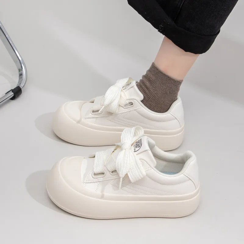 Feiyue Anti-Slip Wear-Resistant Low-Top Skateboard Shoes Women's Beige-6