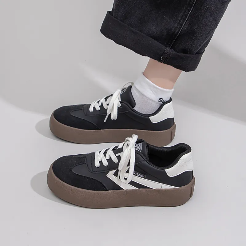 Feiyue Anti Slip Wear Resistant Low Top Skateboard Shoes Women's Black Rice-7