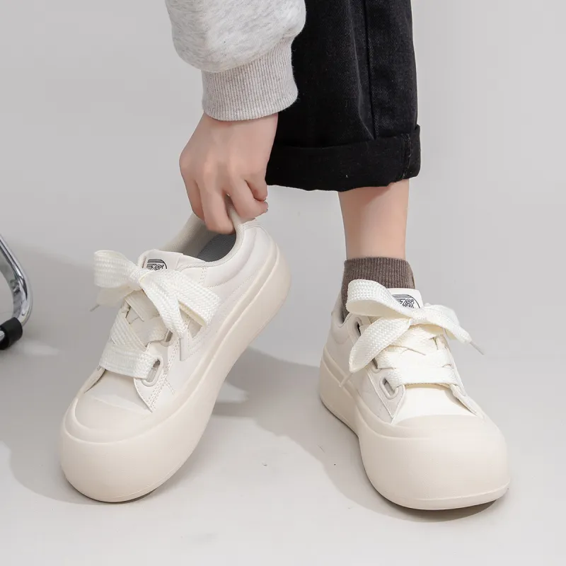Feiyue Anti-Slip Wear-Resistant Low-Top Skateboard Shoes Women's Beige-8