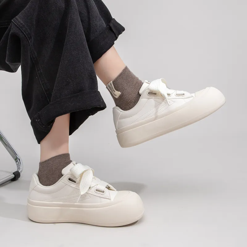 Feiyue Anti-Slip Wear-Resistant Low-Top Skateboard Shoes Women's Beige-7