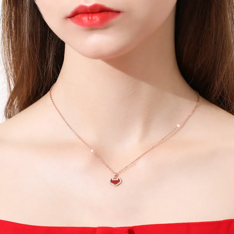 GRACE GIRL 18K Gold Necklaces Women's-3