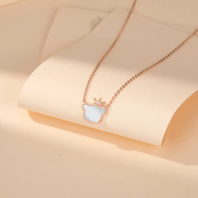 GRACE GIRL 925 Sterling Silver Necklaces Women's-1