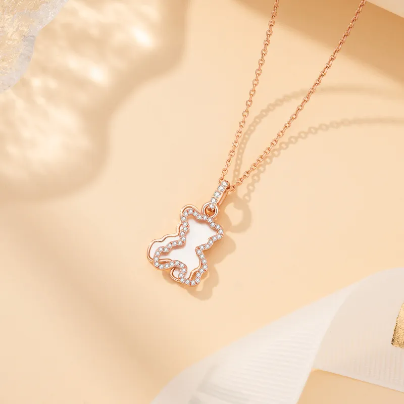 GRACE GIRL S925 Silver Necklaces Women's-3