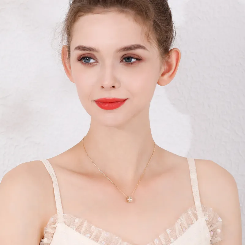 GRACE GIRL 18K Gold Necklaces Women's-4