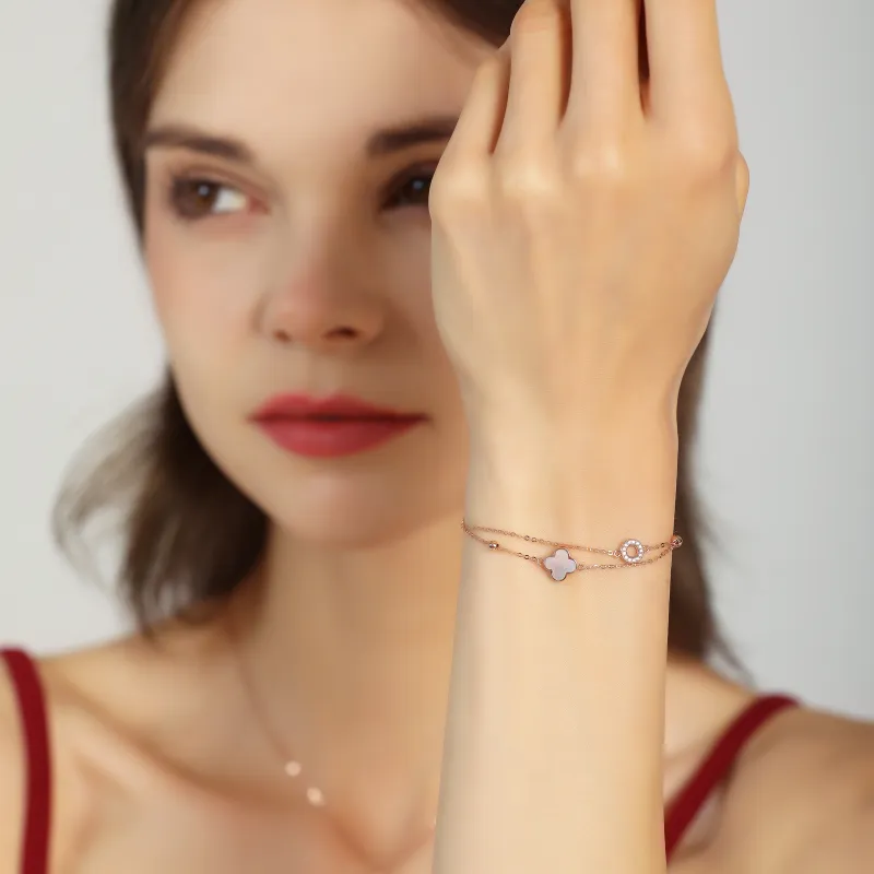 GRACE GIRL 925 Sterling Silver Bracelets Women's-4