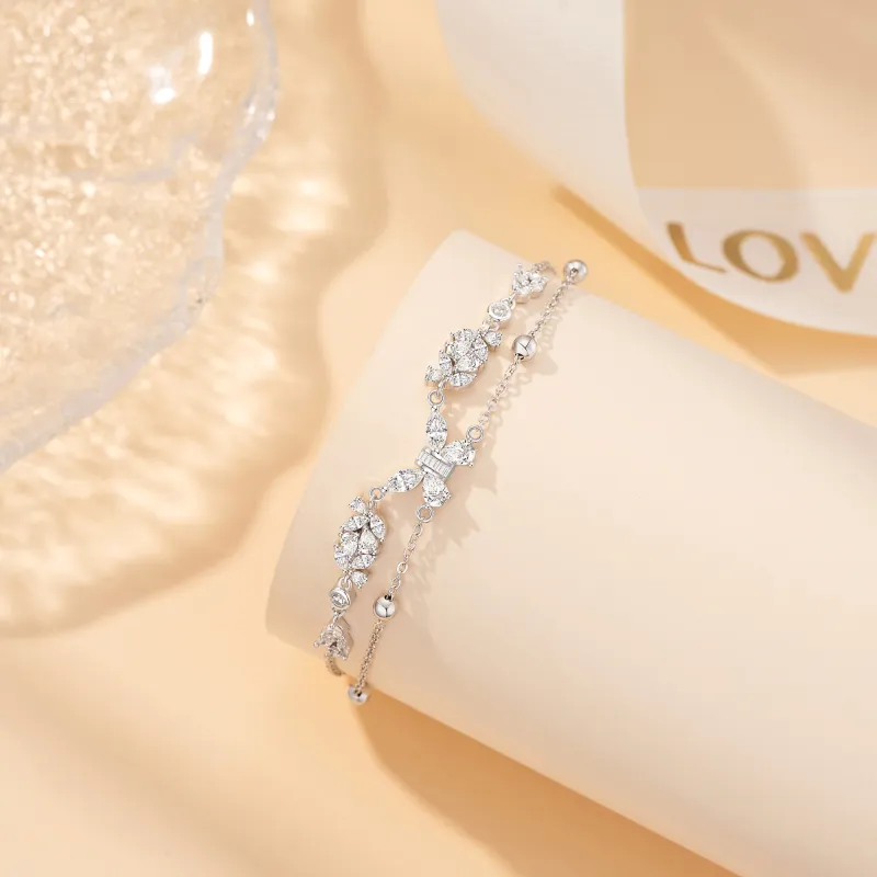 GRACE GIRL S925 Silver Bracelets Women's-2