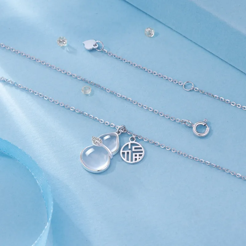 GRACE GIRL Chalcedony Necklaces Women's-1
